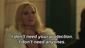 I Dont Need You Kim Cattrall GIF by Filthy Rich