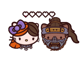 Hello Kitty Samurai Sticker