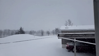 Slo-Mo Video Shows Snow Drifting to Ground in Northeast Indiana Amid Weather Warning