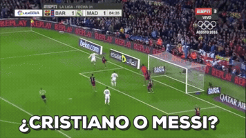 gabrielvargasbrizuela barcelona real madrid messi cristiano ronaldo GIF