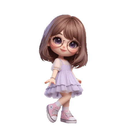 Girl Sticker