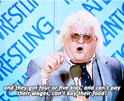 Image result for hard times dusty rhodes gif