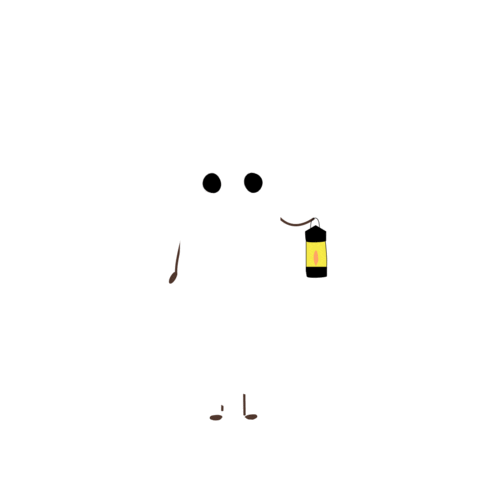 Halloween Ghost Sticker by findyourmohjo