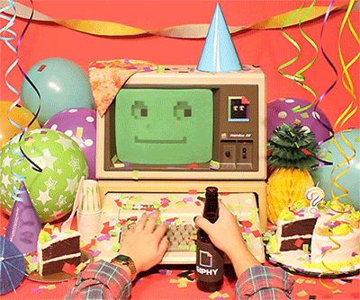Birthday Computer GIFs - Get the best GIF on GIPHY