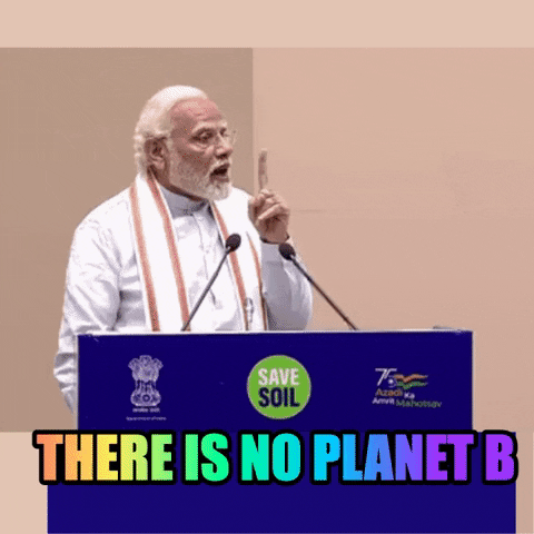 Climate Change India GIF by Conscious Planet - Save Soil