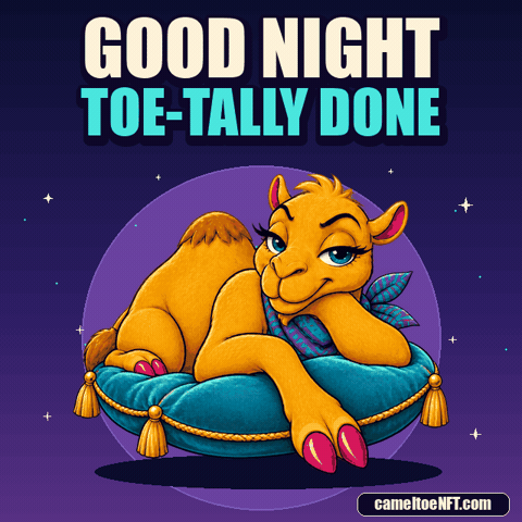 Tired Good Night GIF by CamelToe