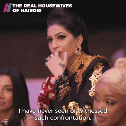 Shocked Real Housewives GIF by Showmax