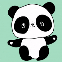Panda GIF  Panda  Discover  Share GIFs  Cute panda wallpaper Cute  bunny cartoon Cute cartoon images