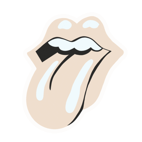 Rolling Stones Tongue Sticker
