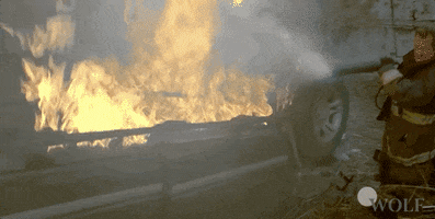 Burning Chicago Fire GIF by Wolf Entertainment
