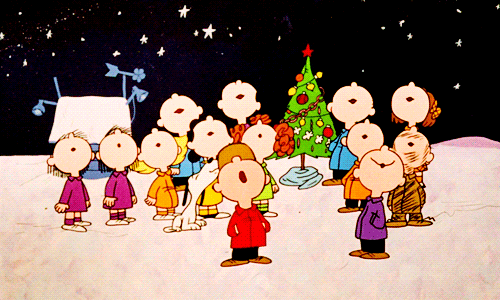 A Charlie Brown Christmas Singing GIF - Find & Share on GIPHY