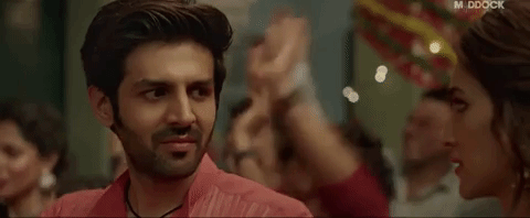 Image result for kartik aryan funny gif