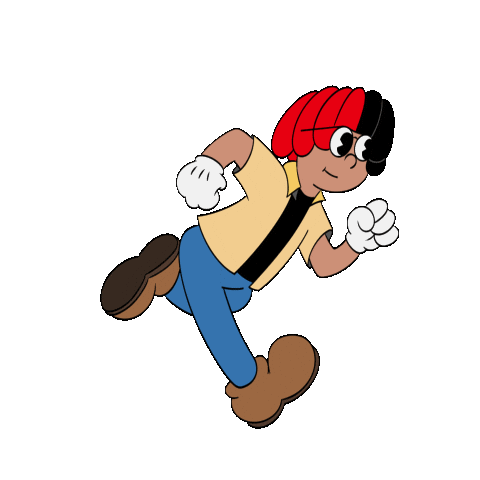 Kidd Running Sticker