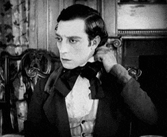 buster keaton look at this  suave mofo GIF by Maudit
