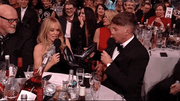 Kylie Minogue Brits GIF by BRIT Awards