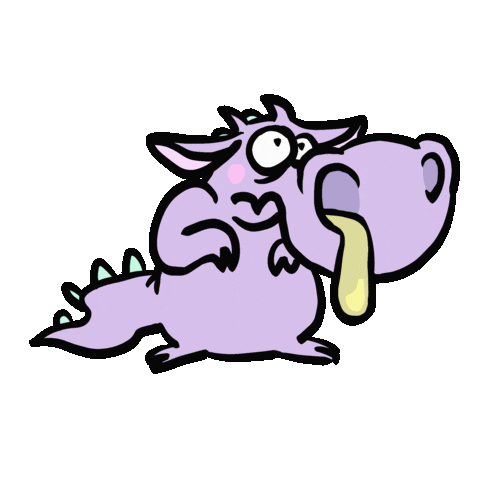 Dragon Mouchoir Sticker by Zaromatt