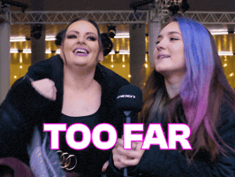 Shocked Too Far GIF