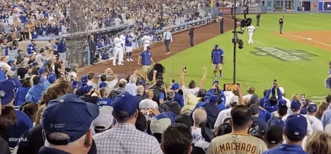 Ride It Los Angeles Dodgers GIF by MLB - Find & Share on GIPHY