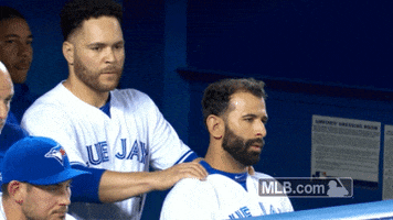 massaging toronto blue jays GIF by MLB