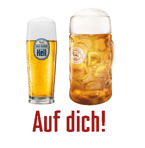 Brauerei Gold Ochsen Sticker