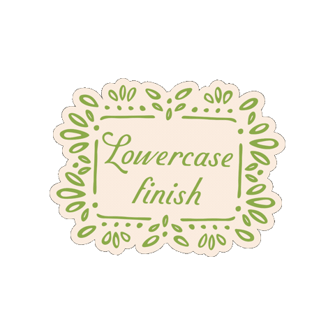Finish Needlepoint Sticker by Imilla Designs