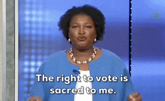 Voting Stacey Abrams GIF by GIPHY News