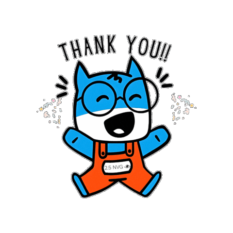 Happy Glasses Sticker by 2.5NVG