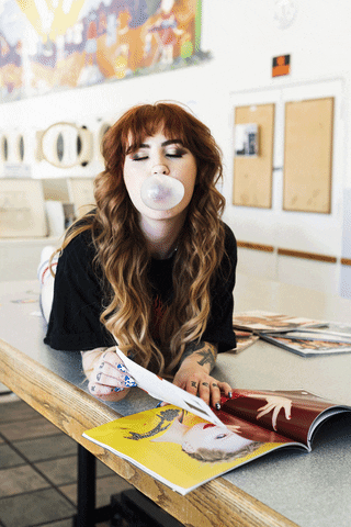Bubble Gum GIF by Chelsea Whitaker