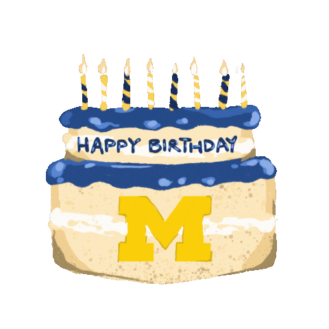 Party Celebration Sticker by University of Michigan