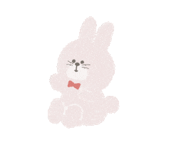 Birthday Rabbit Sticker