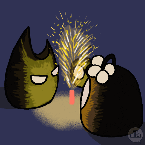Happy New Year GIF by Black Pants Game Studio
