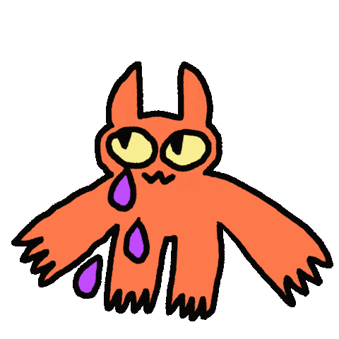 Trick Or Treat Crying Sticker