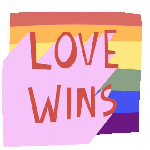 Rainbow Love Sticker by cacicakaduz