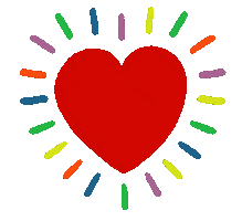 In Love Heart Sticker