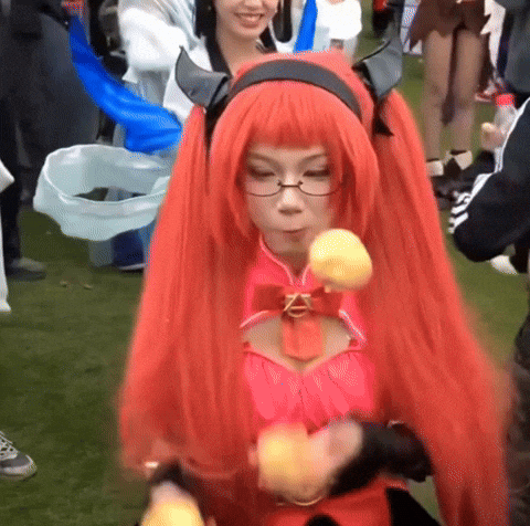 Girl Apple GIF