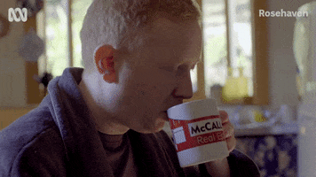 Coffee Time GIF by ABC TV + IVIEW