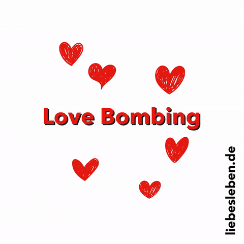 love-bombing meme gif