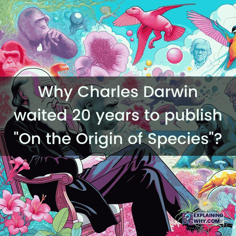 Charles Darwin Evolution GIF by ExplainingWhy.com
