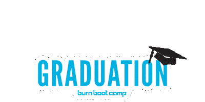 Graduation Sticker by Burn Boot Camp