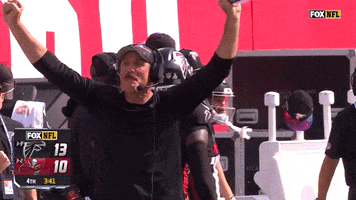 Hands Up Yes GIF by Atlanta Falcons