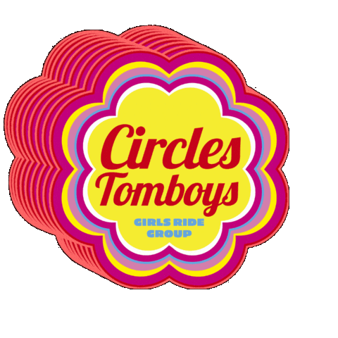 Bike Circles Sticker by SimWorks