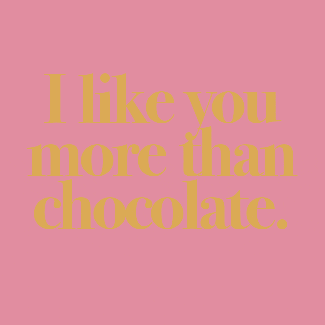I Like You Chocolate GIF by DKkaarten