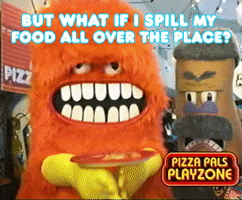 Spill Meowwolf GIF by PIZZA PALS PLAYZONE