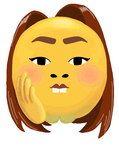 Emoji Picking Sticker by ONIUSA