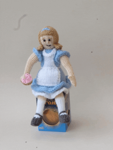 Alice In Wonderland Hello GIF by TeaCosyFolk
