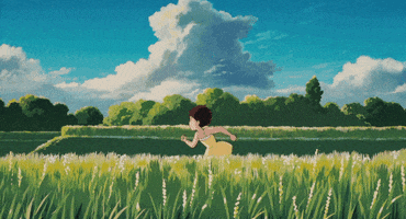hayao miyazaki running GIF by Maudit