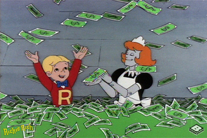 Make It Rain Money Gif By Boomerang Official Find Share On Giphy - 