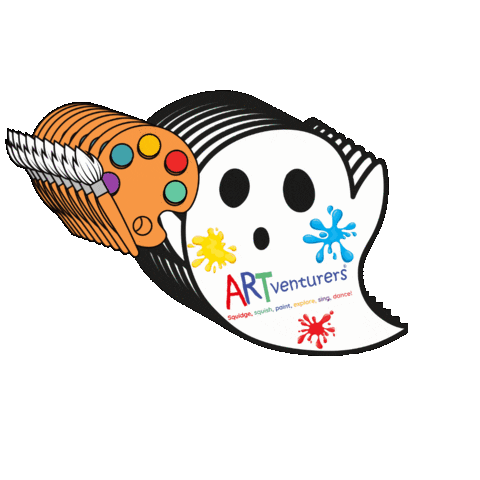 Halloween Ghost Sticker by ARTventurers