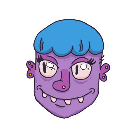 Girl Sticker