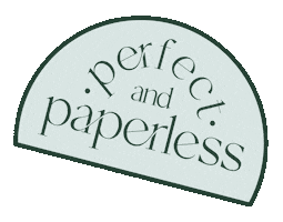 Perfect and Paperless Sticker